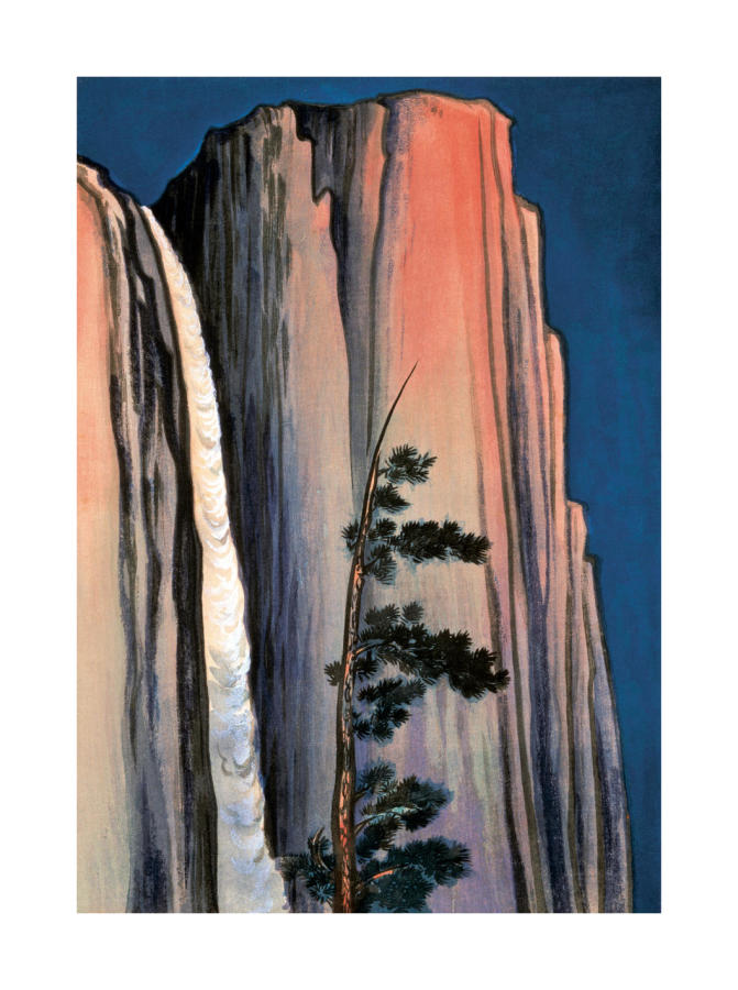 Chiura Obata Evening Glow Of Yosemite Waterfall 1930 De Young Legion Of Honor Museum Stores