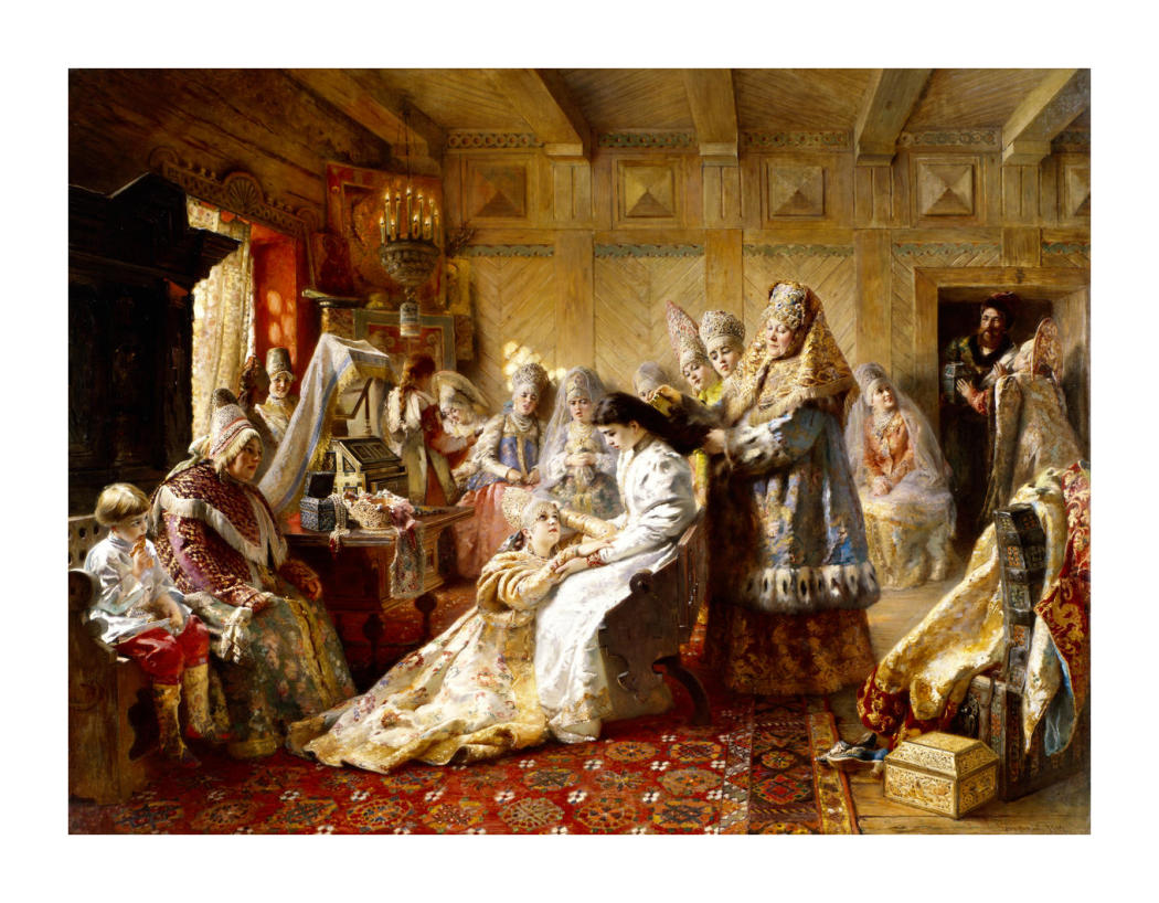 The Russian Brides Attire, 1889 by Konstantin Makovsky - Paper Print - de  Young & Legion of Honor ART on Demand - Custom Prints and Framing From the  Fine Arts Museums of San Francisco