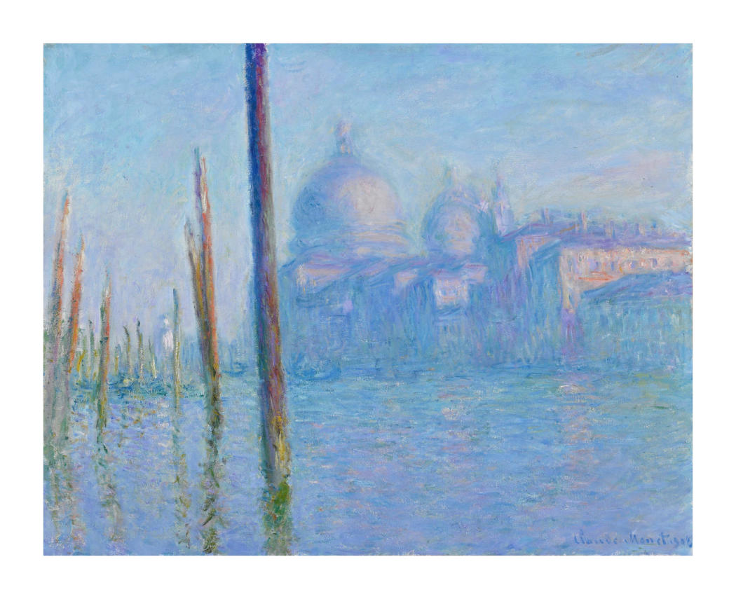 The Grand Canal 1908 Poster Canvas Print 16 Claude Monet 
