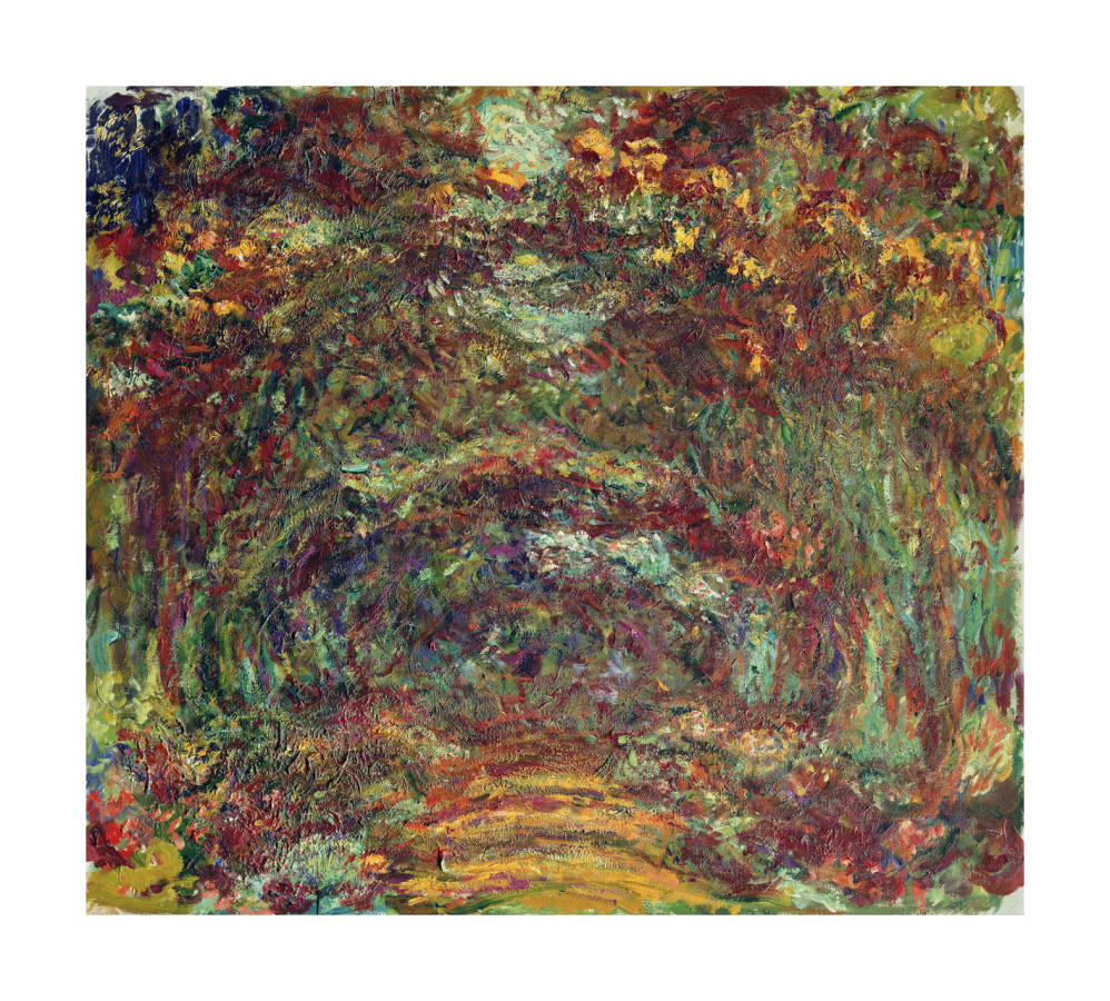 Claude Monet Path Under The Rose Arches Giverny 19 1922 De Young Legion Of Honor Museum Stores