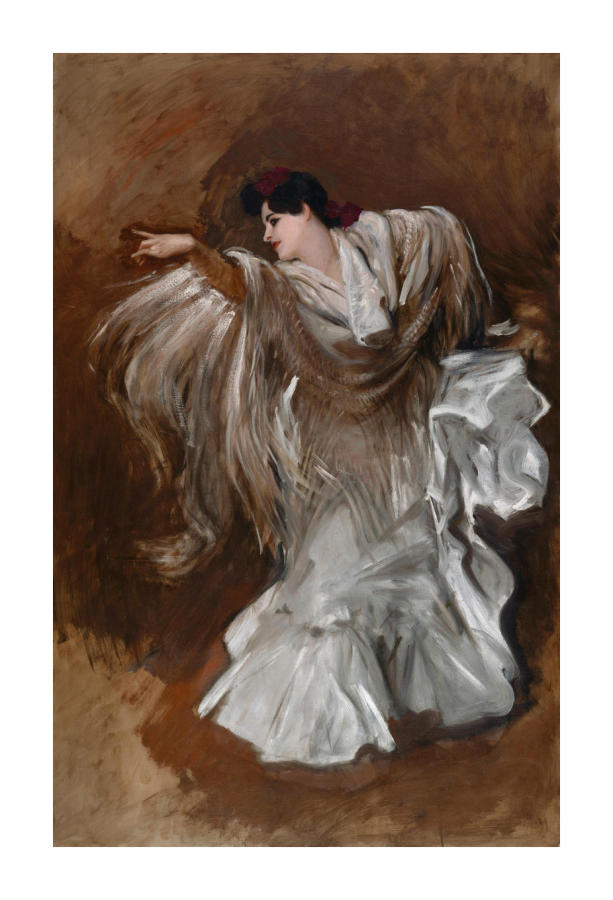 La Carmencita Dancing, 1890 by John Singer Sargent - Paper Print