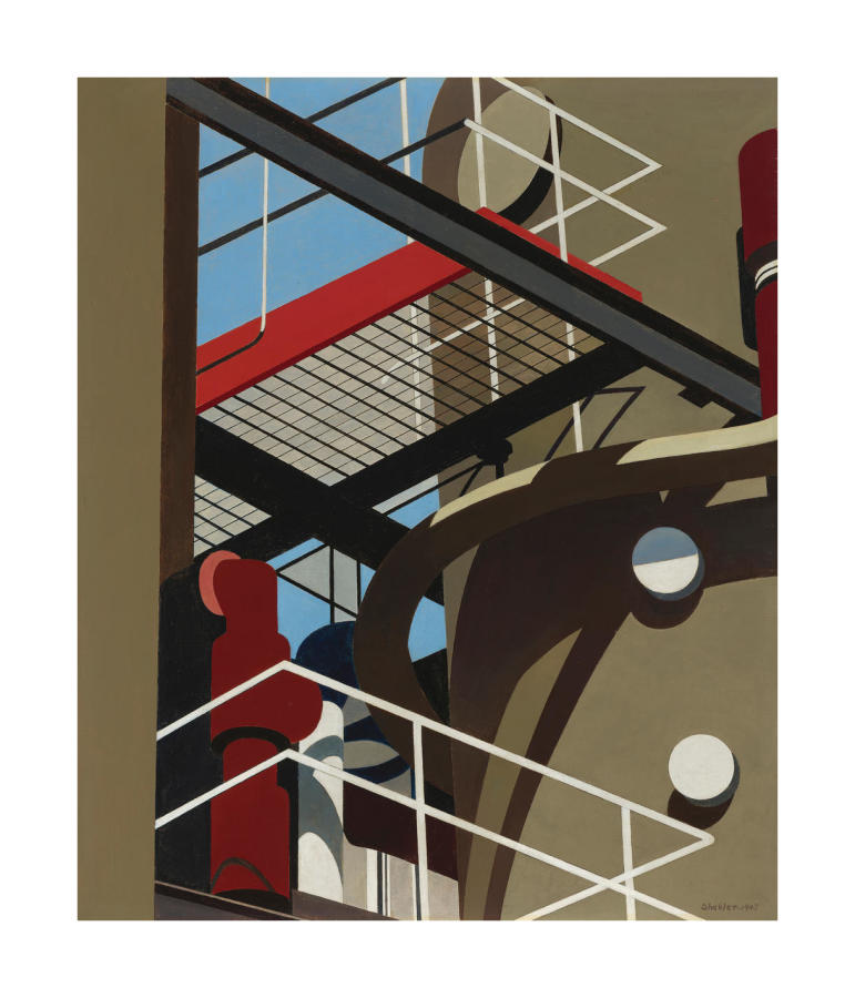 Cat-walk, 1947 by Charles Sheeler - Paper Print - de Young