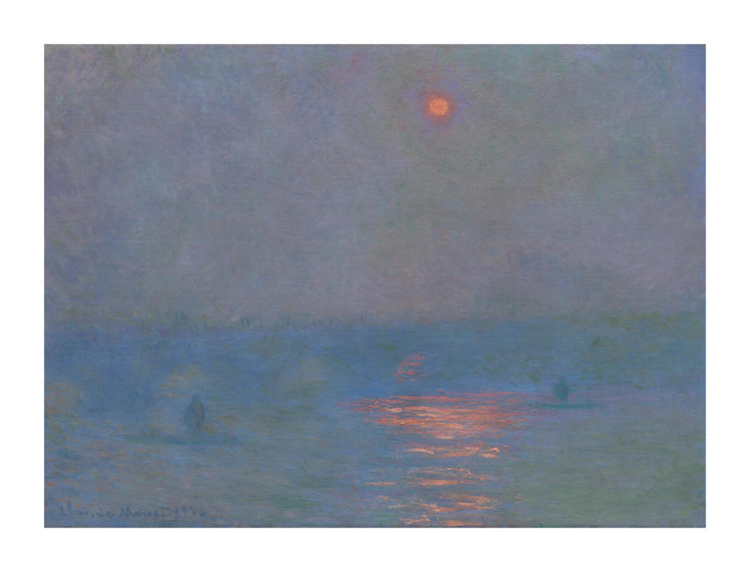 Waterloo Bridge: Effect of Sunlight in the Fog, 1903 by Claude