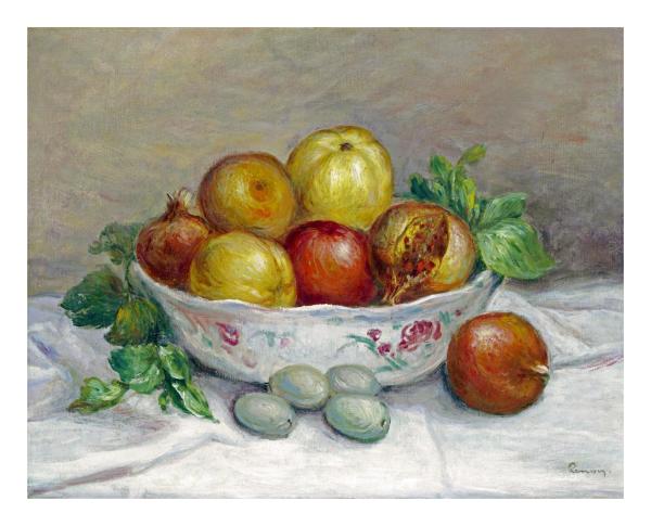 Nature Morte a La Grenade by Pierre-Auguste Renoir | Paper Print