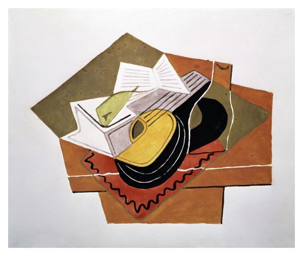 Still Life With a Guitar by Juan Gris | Paper Print | Custom