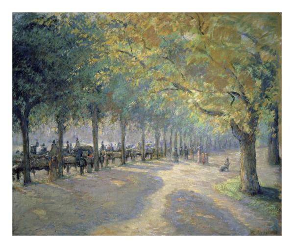 Hyde Park, London by Camille Pissarro | Paper Print | Custom
