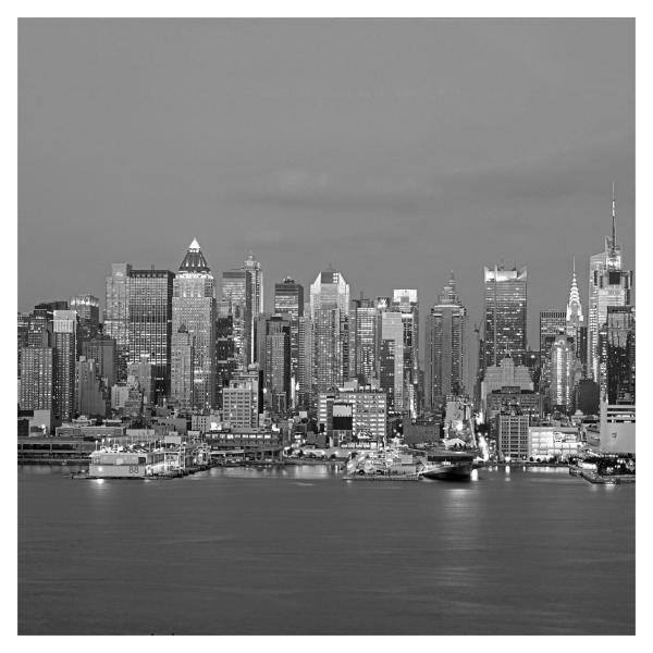 Manhattan Skyline, NYC (center) by Richard Berenholtz