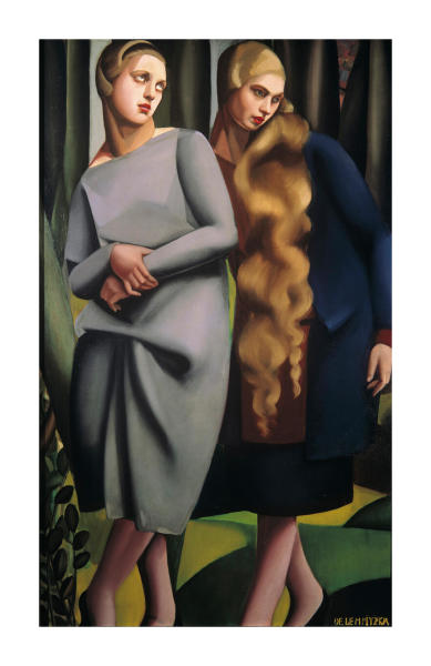 Irene and her Sister by Tamara de Lempicka - Paper Print - Tamara