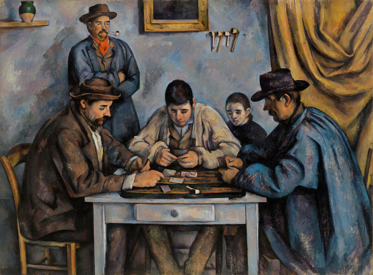 The Card Players (Les Joueurs de cartes), 1890-1892 by Paul