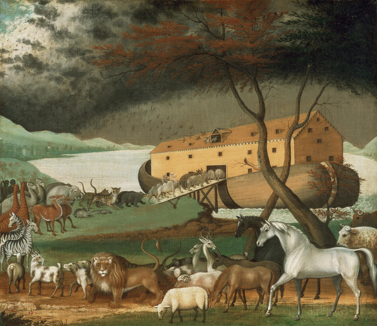 Noah's Ark, 1846 by Edward Hicks - Paper Print - Philadelphia