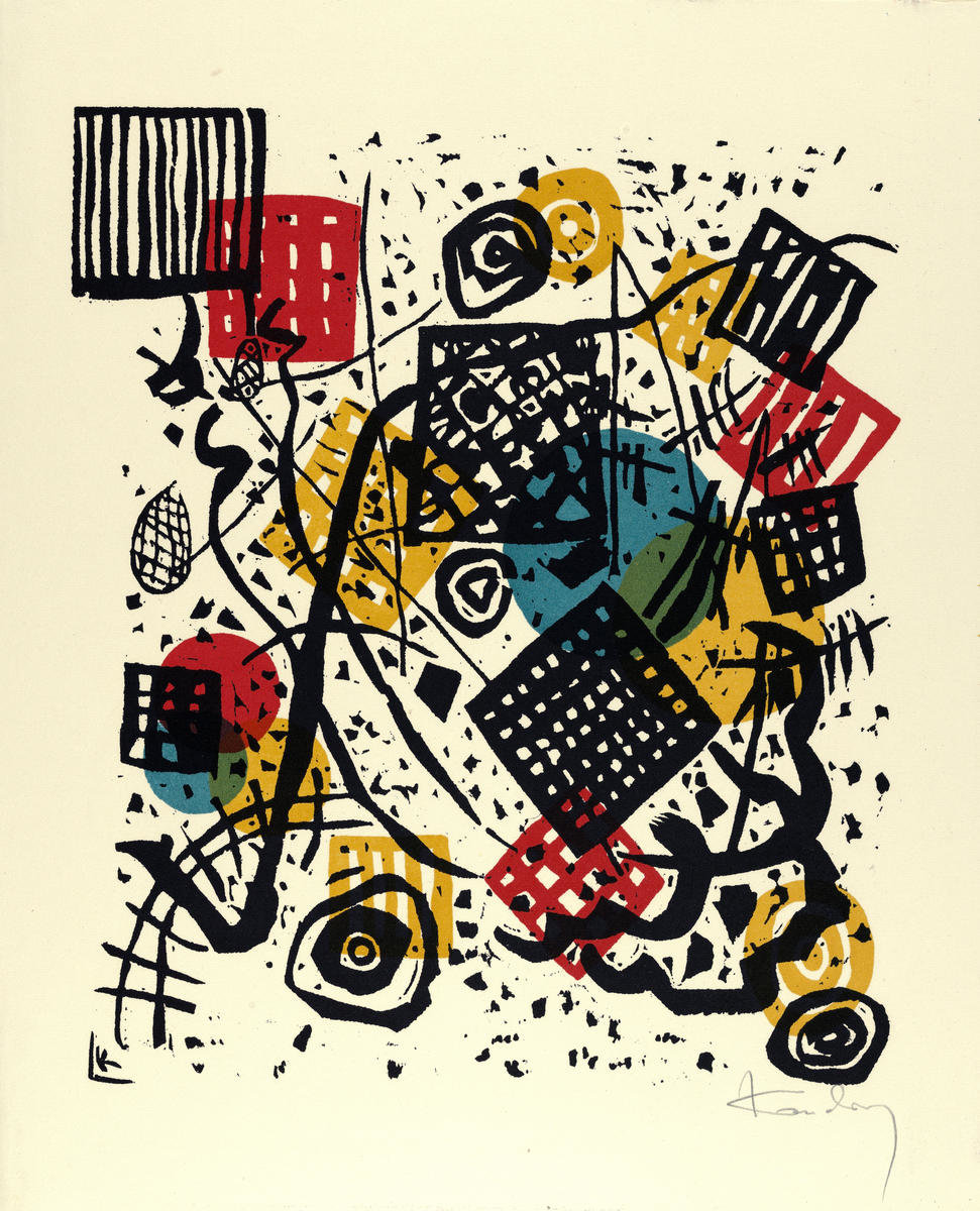 Kleine Welten V (Small Worlds V) by Vasily Kandinsky | Paper