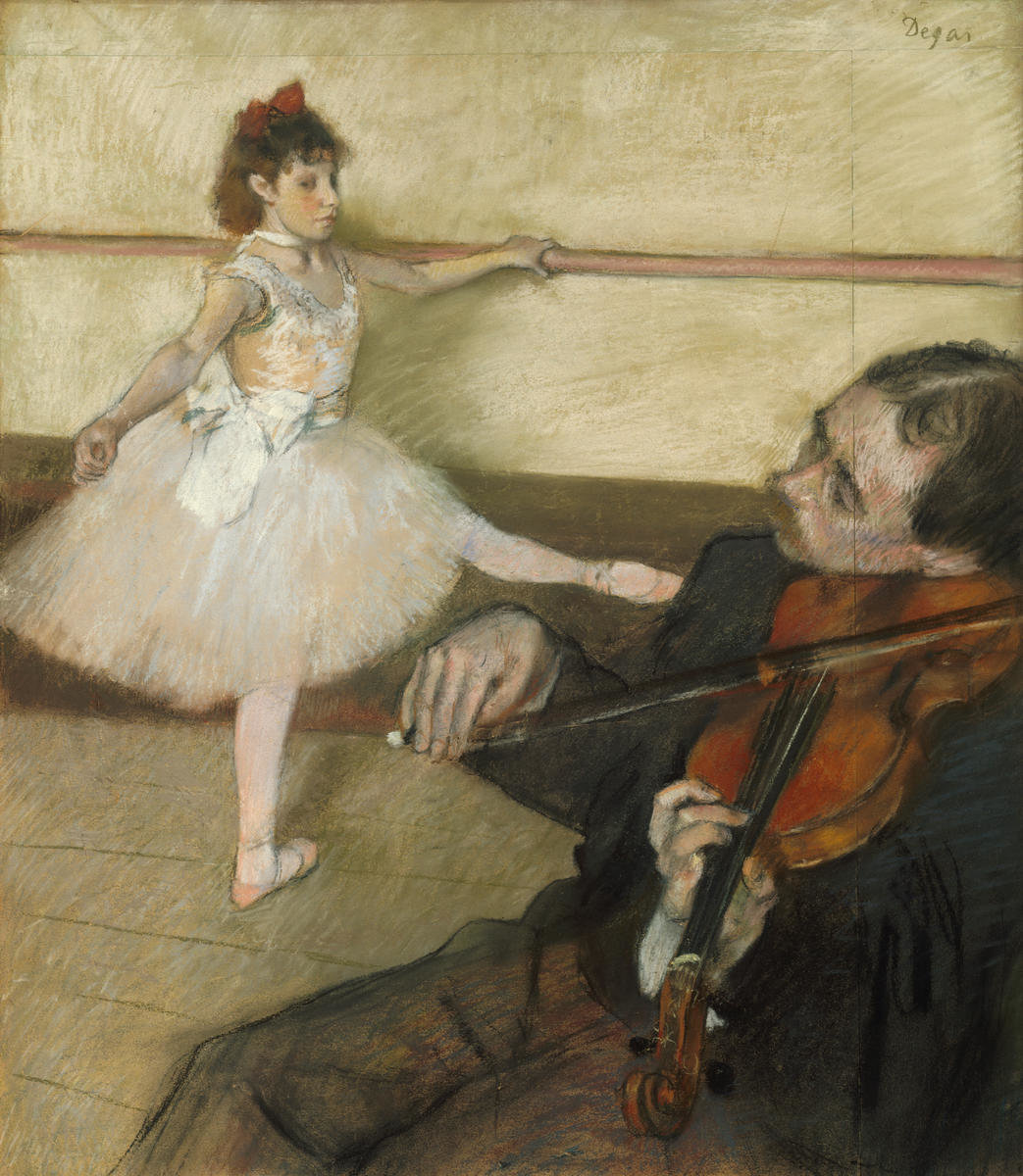 The Dance Lesson by Edgar Degas | Paper Print | Met Custom Prints