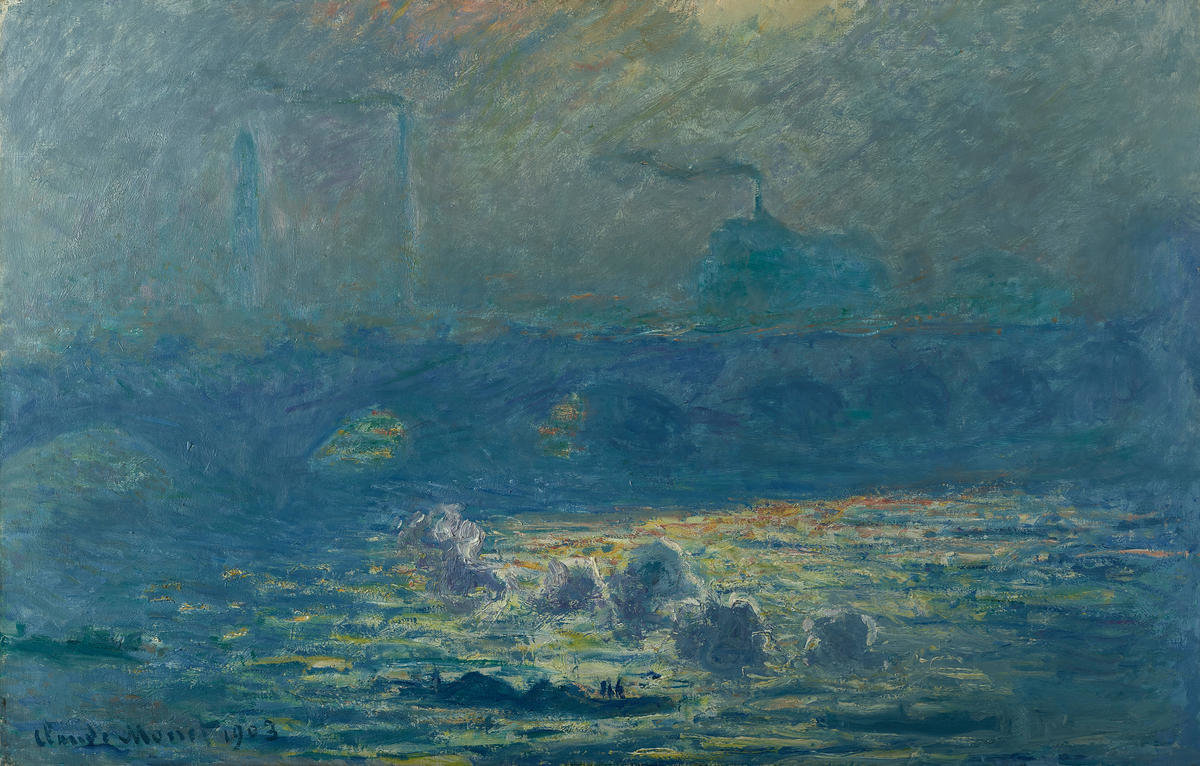 Waterloo Bridge, Sunlight Effect, 1903 by Claude Monet - Paper