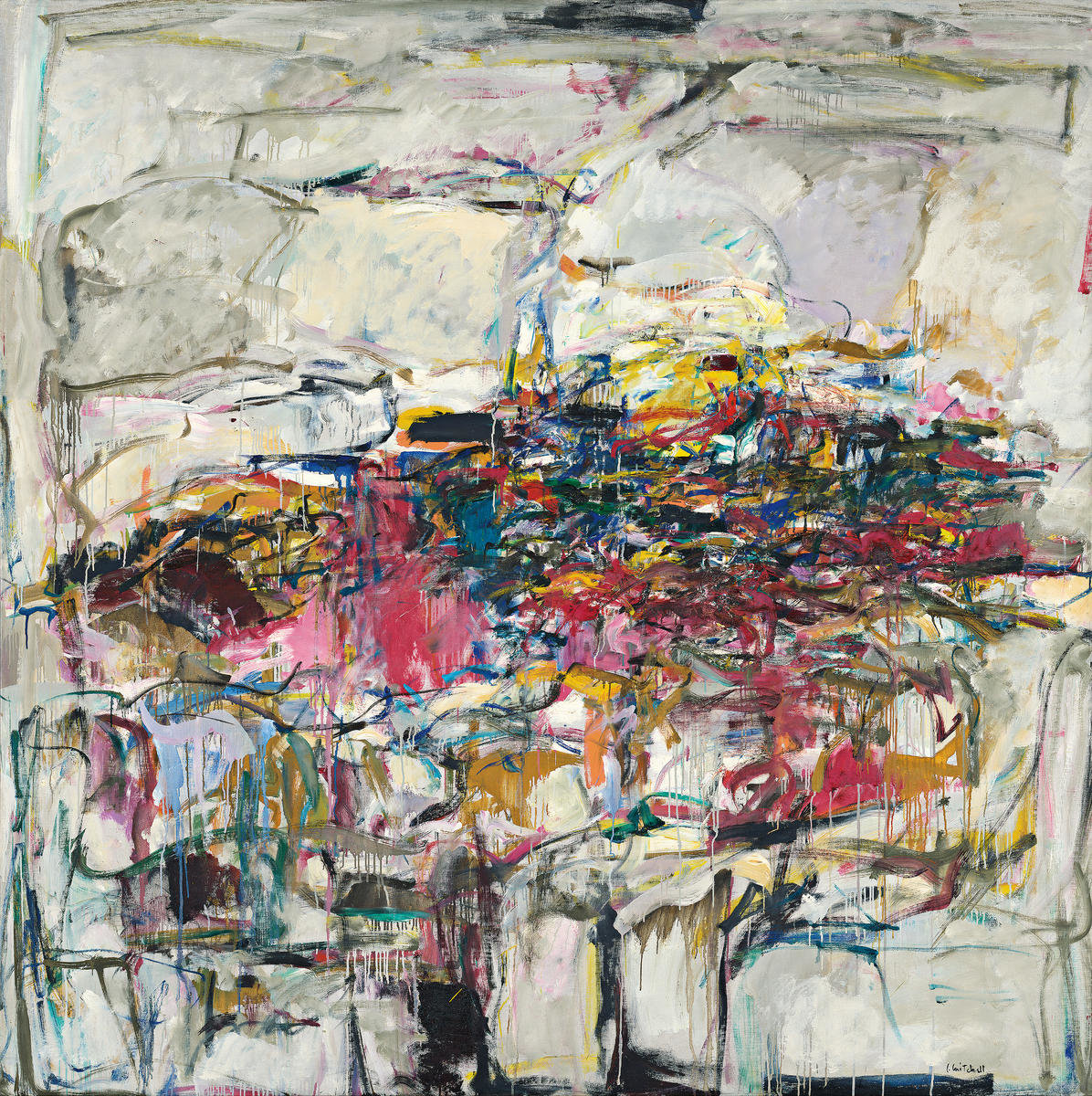 City Landscape, 1955 by Joan Mitchell - Paper Print - SFMOMA