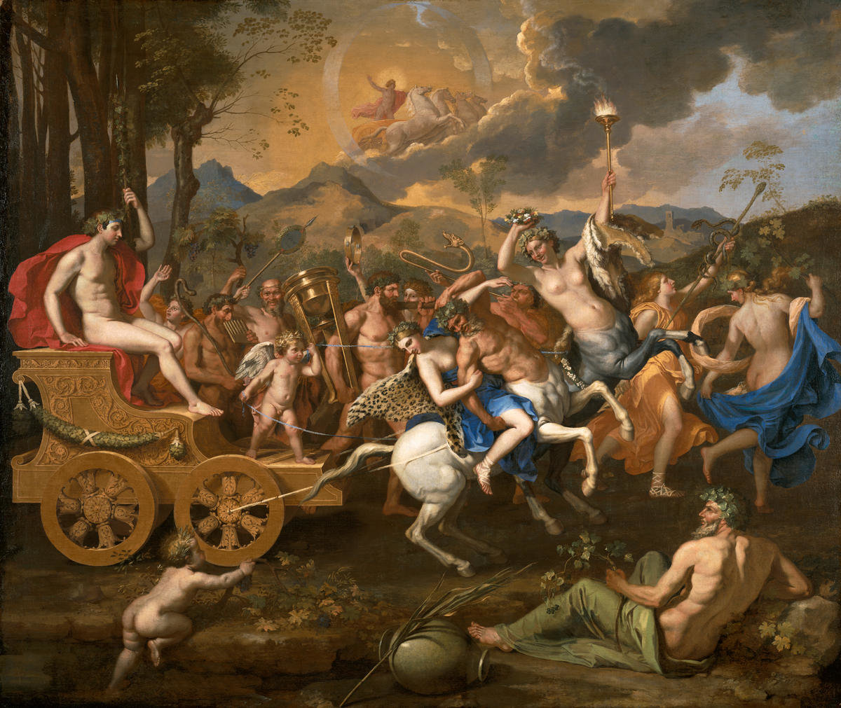 The Triumph of Bacchus, 1635–1636 by Nicolas Poussin - Paper Print