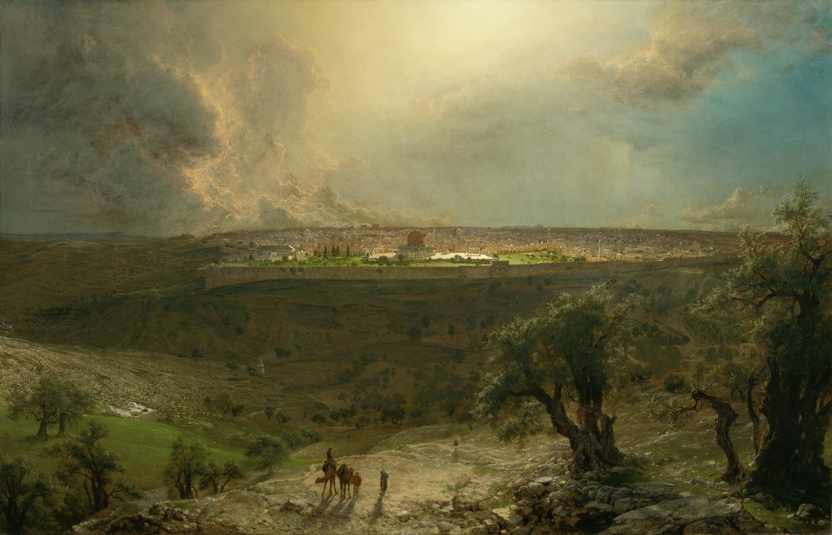 Jerusalem from the Mount of Olives, 1870 by Frederic Edwin Church