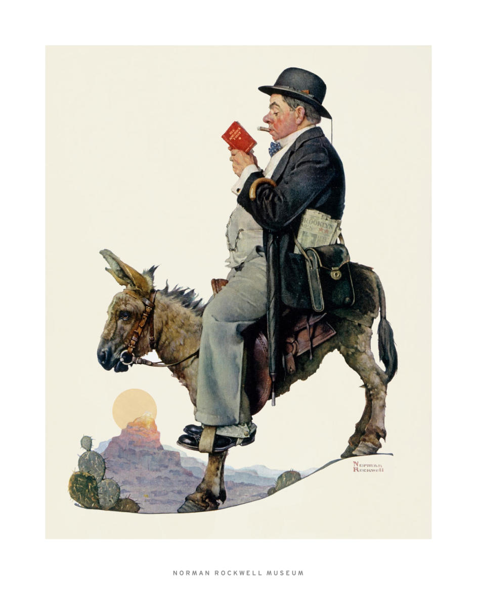Tourist, 1929 by Norman Rockwell - Paper Print - Norman Rockwell