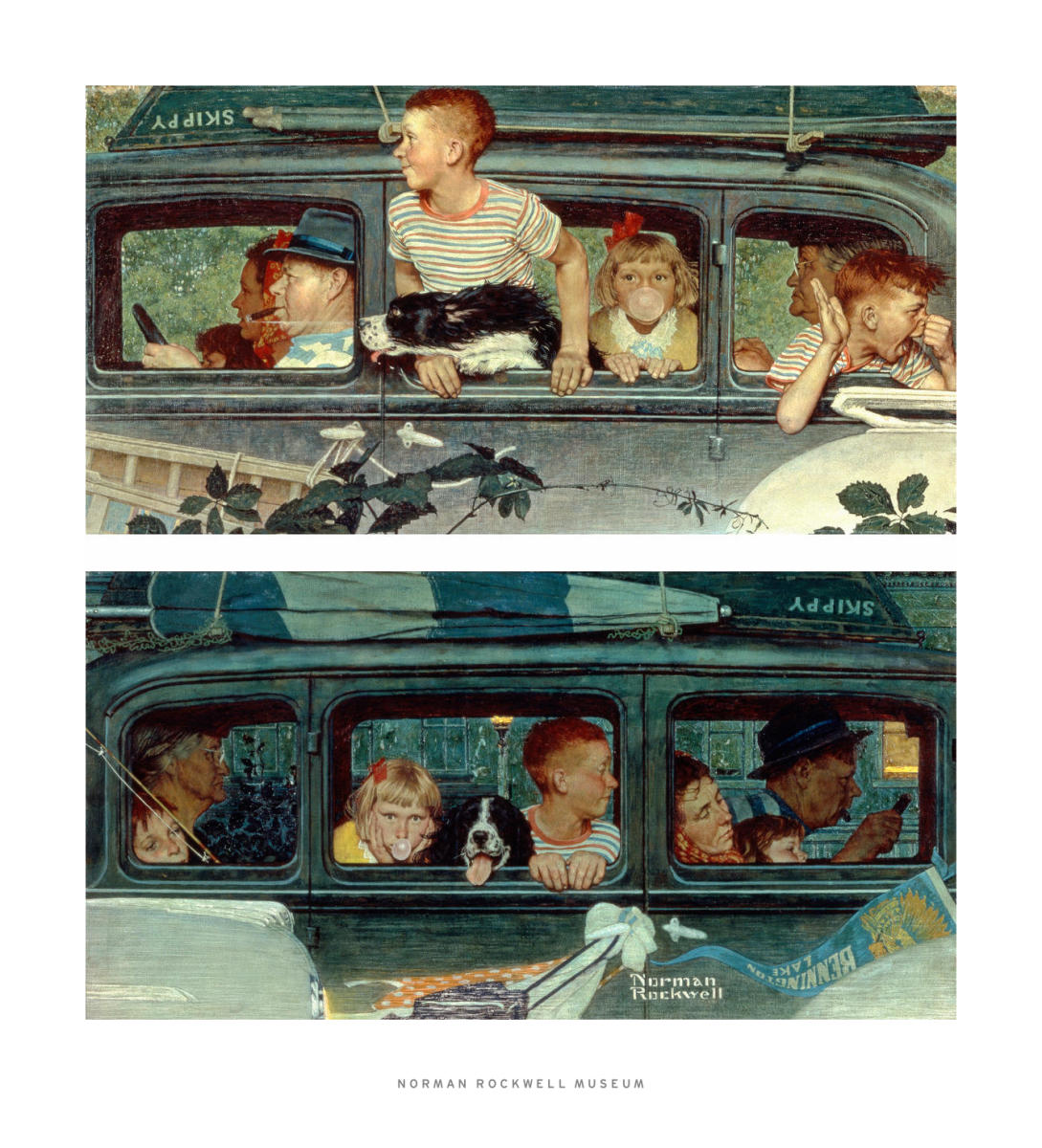 Going and Coming, 1947 by Norman Rockwell - Paper Print - Norman