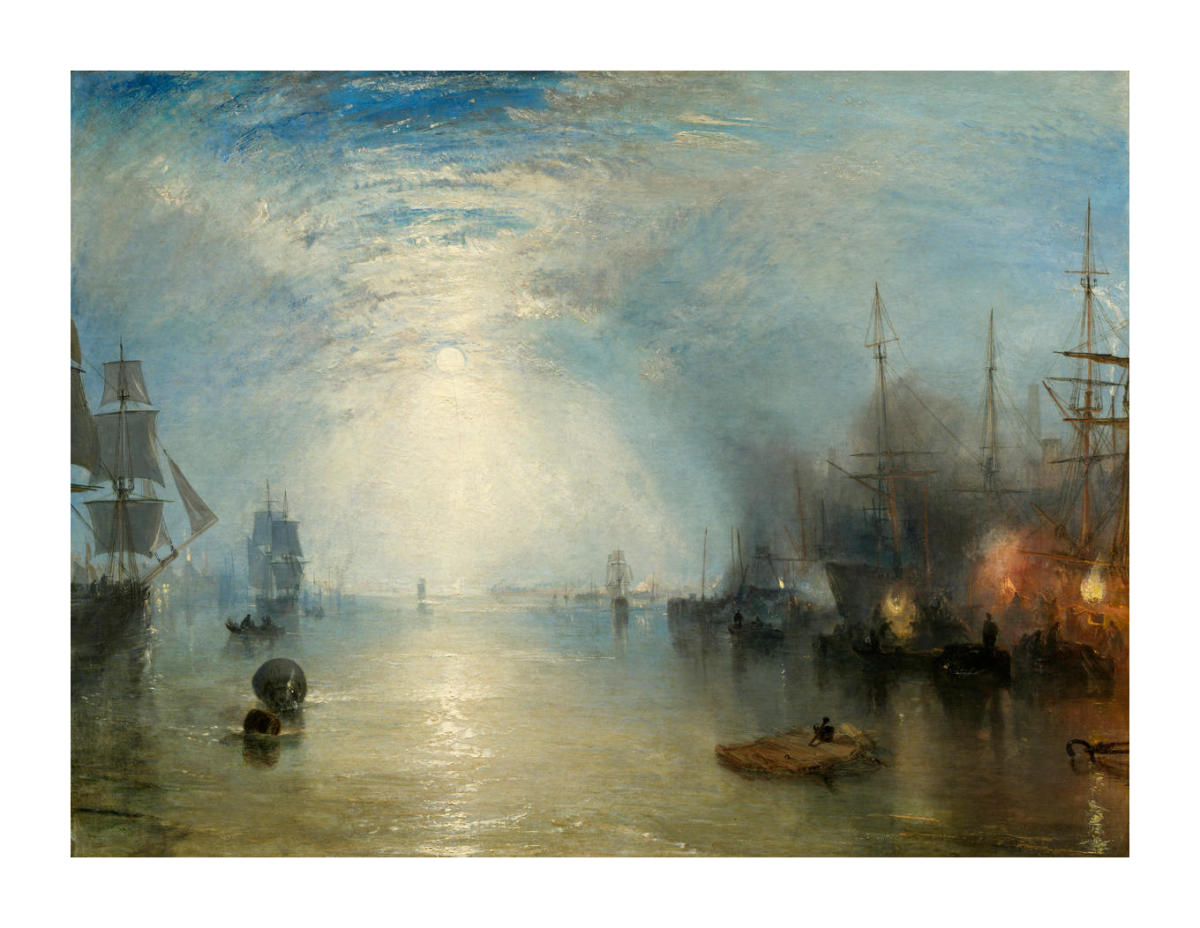 Keelmen Heaving in Coals by Moonlight, 1835 by Joseph Mallord