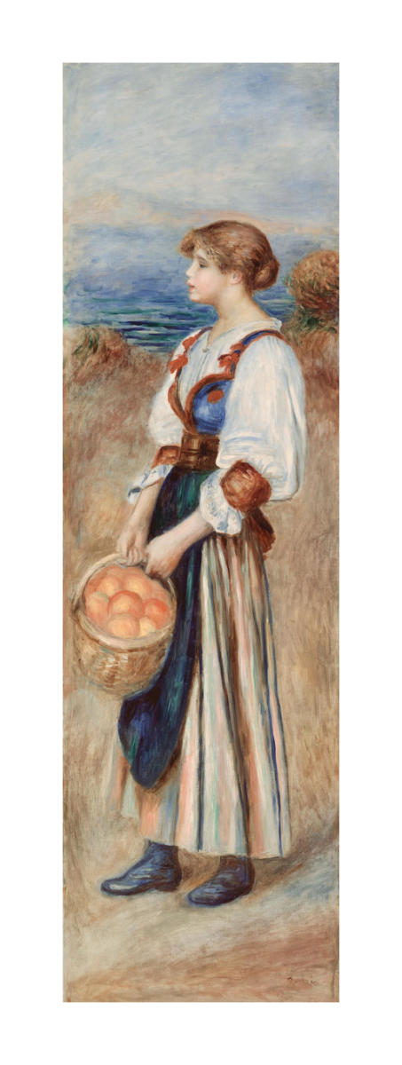 Girl with Basket of Oranges (Marchande d'oranges), c. 1890 by