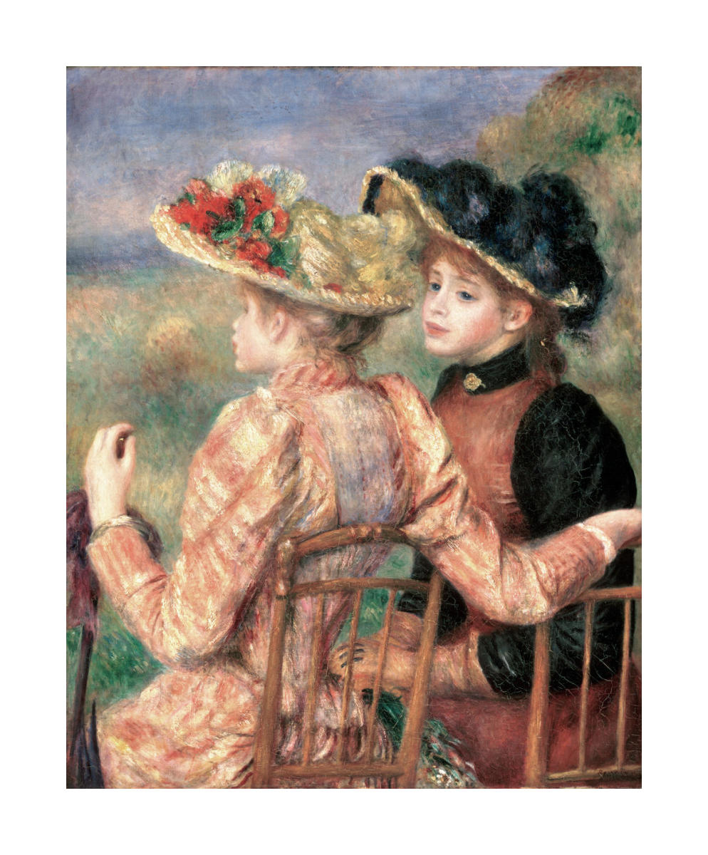 Two Girls Framed Print Pierre Auguste Renoir outlet Philadelphia Museum Of Arts