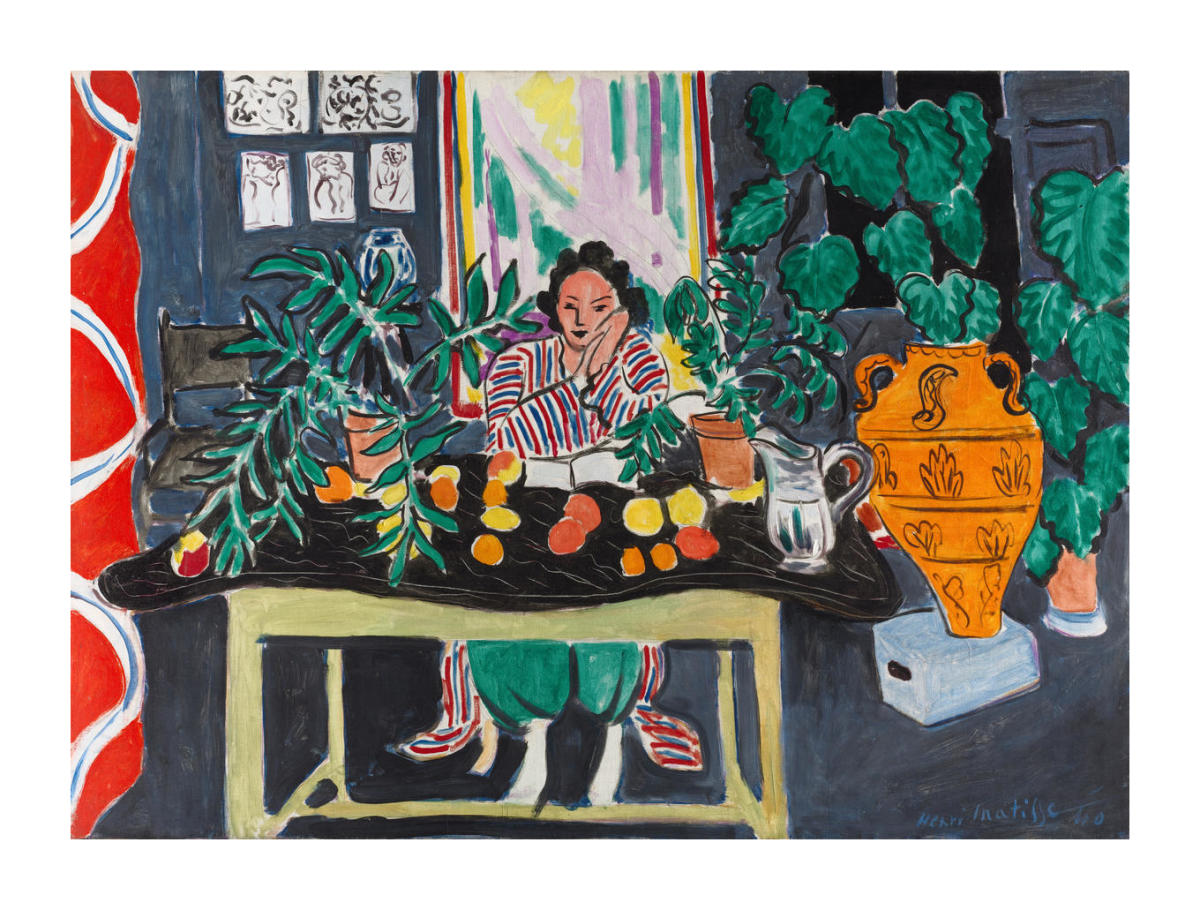 Interior with an Etruscan Vase, 1940 by Henri Matisse - Paper