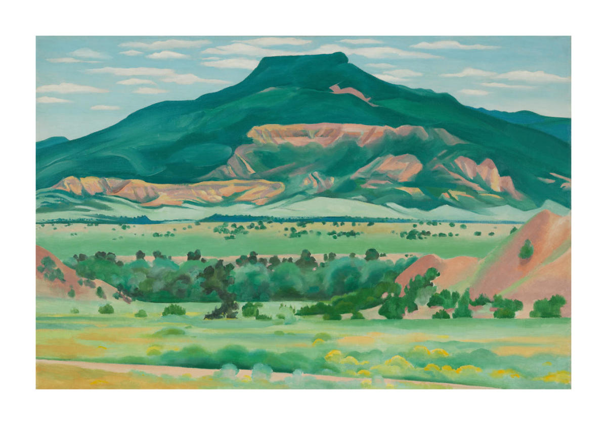 My Front Yard, Summer, 1941 by Georgia O'Keeffe - Paper Print