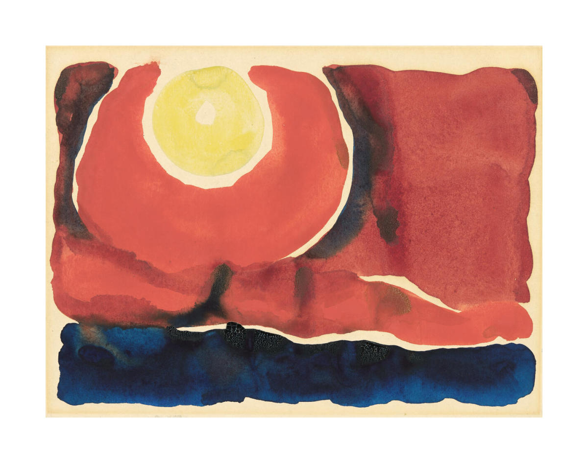 Evening Star No. VI, 1917 by Georgia O'Keeffe - Paper Print