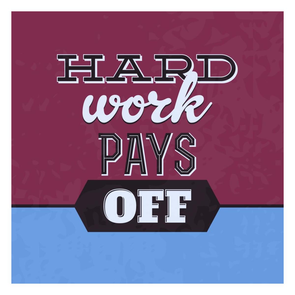 Hard Work Pays Off 1 By Naxart Studio Canvas Print At Naxart Com