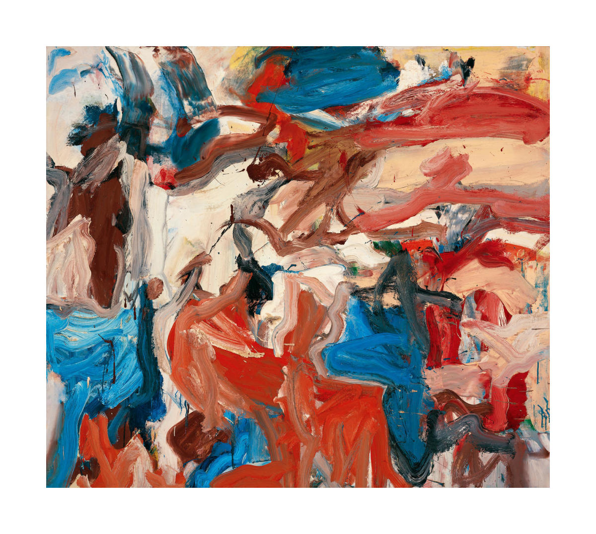 Willem de kooning、UNTITLED、超希少画集画、新品額装 Willem de Kooning. Untitled V. 1982 | MoMA