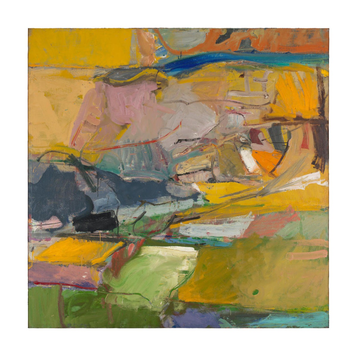 Berkeley #57, 1955 by Richard Diebenkorn - Paper Print - SFMOMA