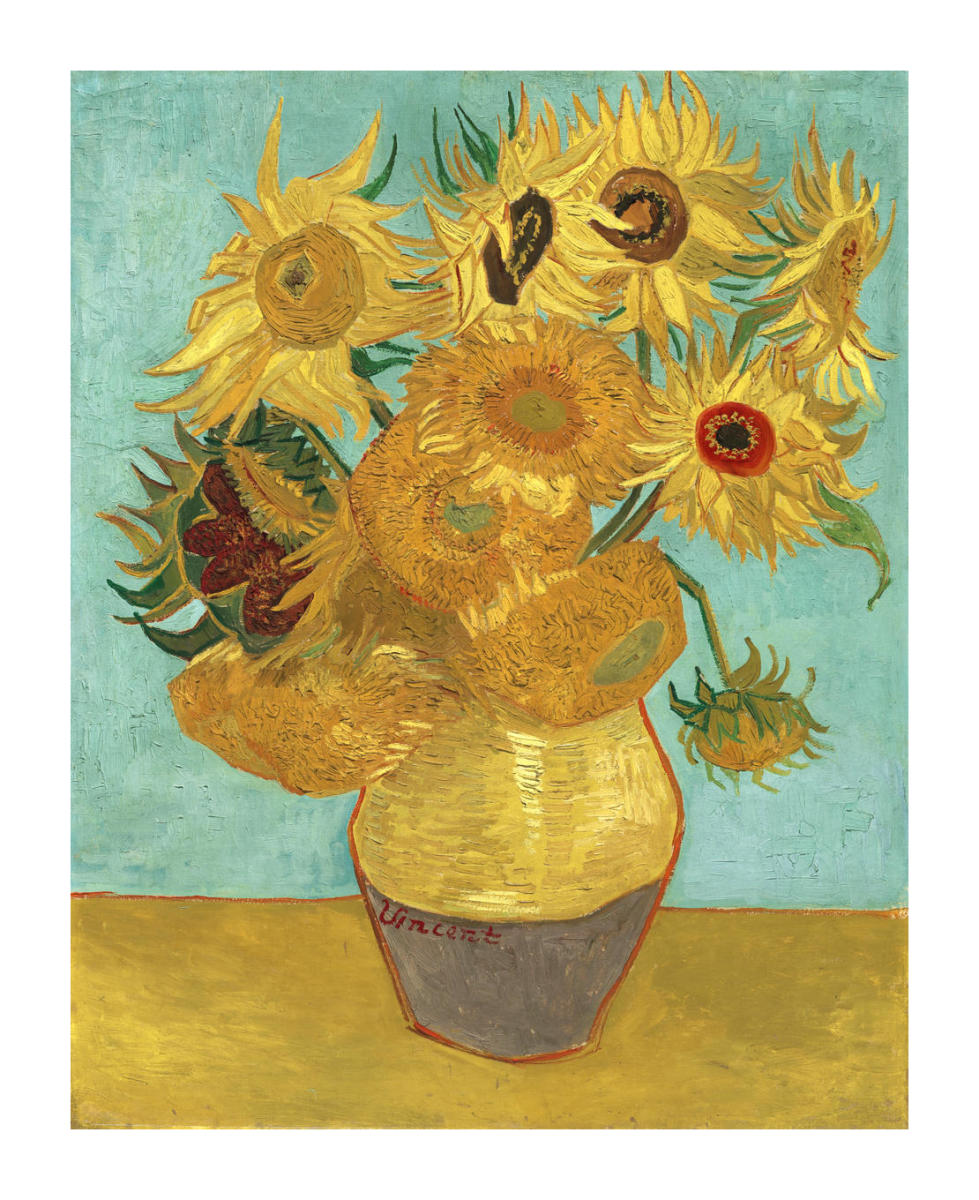 Vincent Van Gogh Authentic SUNFLOWERS