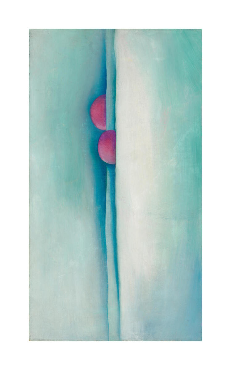 Green Lines and Pink, 1919 by Georgia O'Keeffe - Paper Print