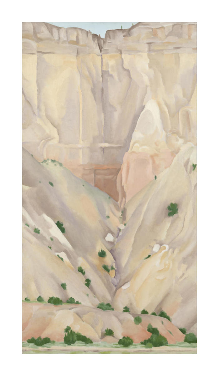 Cliffs Beyond Abiquiu, Dry Waterfall, 1943 by Georgia O'Keeffe