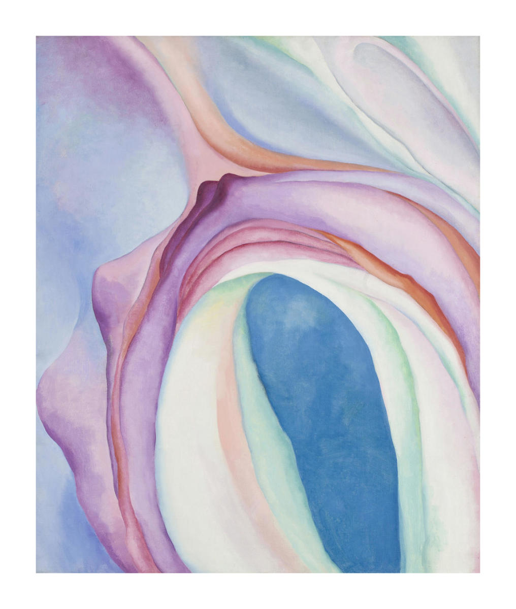 Derbeville test fumle Rede Music - Pink and Blue II, 1919 by Georgia O'Keeffe - Paper Print - Georgia O 'Keeffe Museum Custom Prints - Custom Prints and Framing From the Georgia O' Keeffe Museum