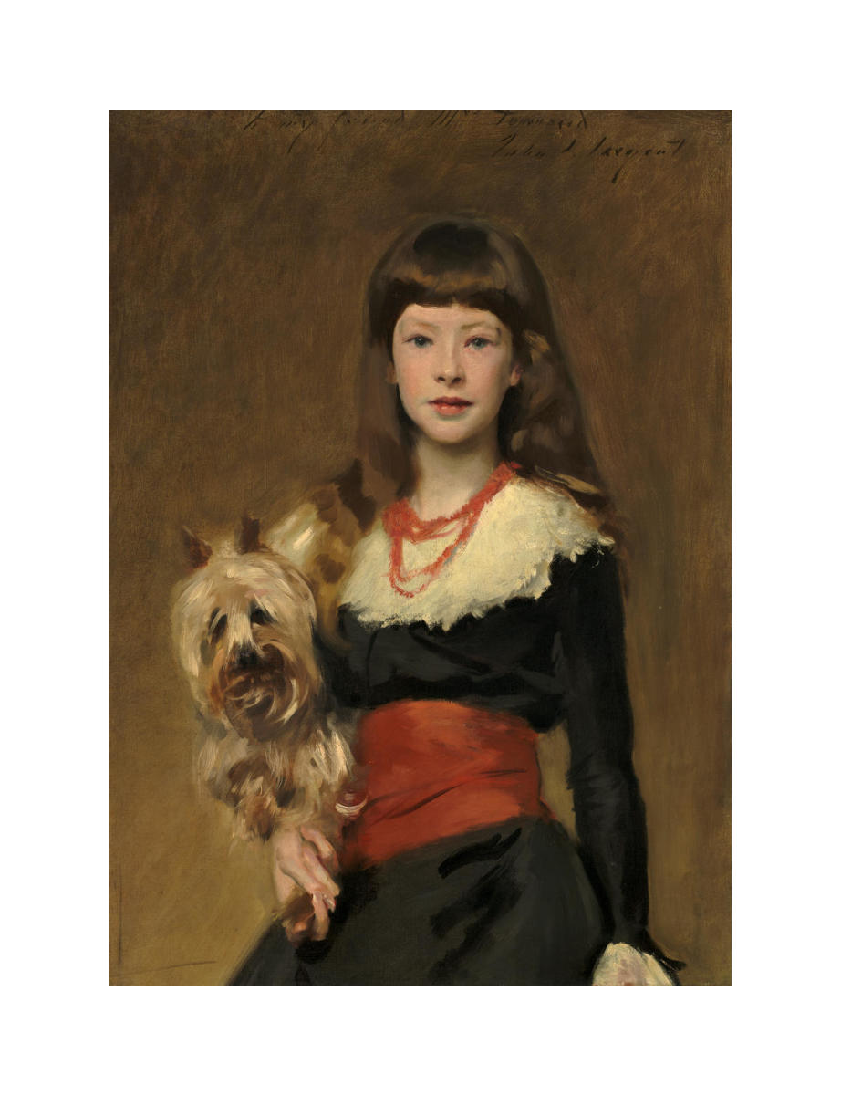 Miss Beatrice Townsend 1882 by John Singer Sargent Paper Print