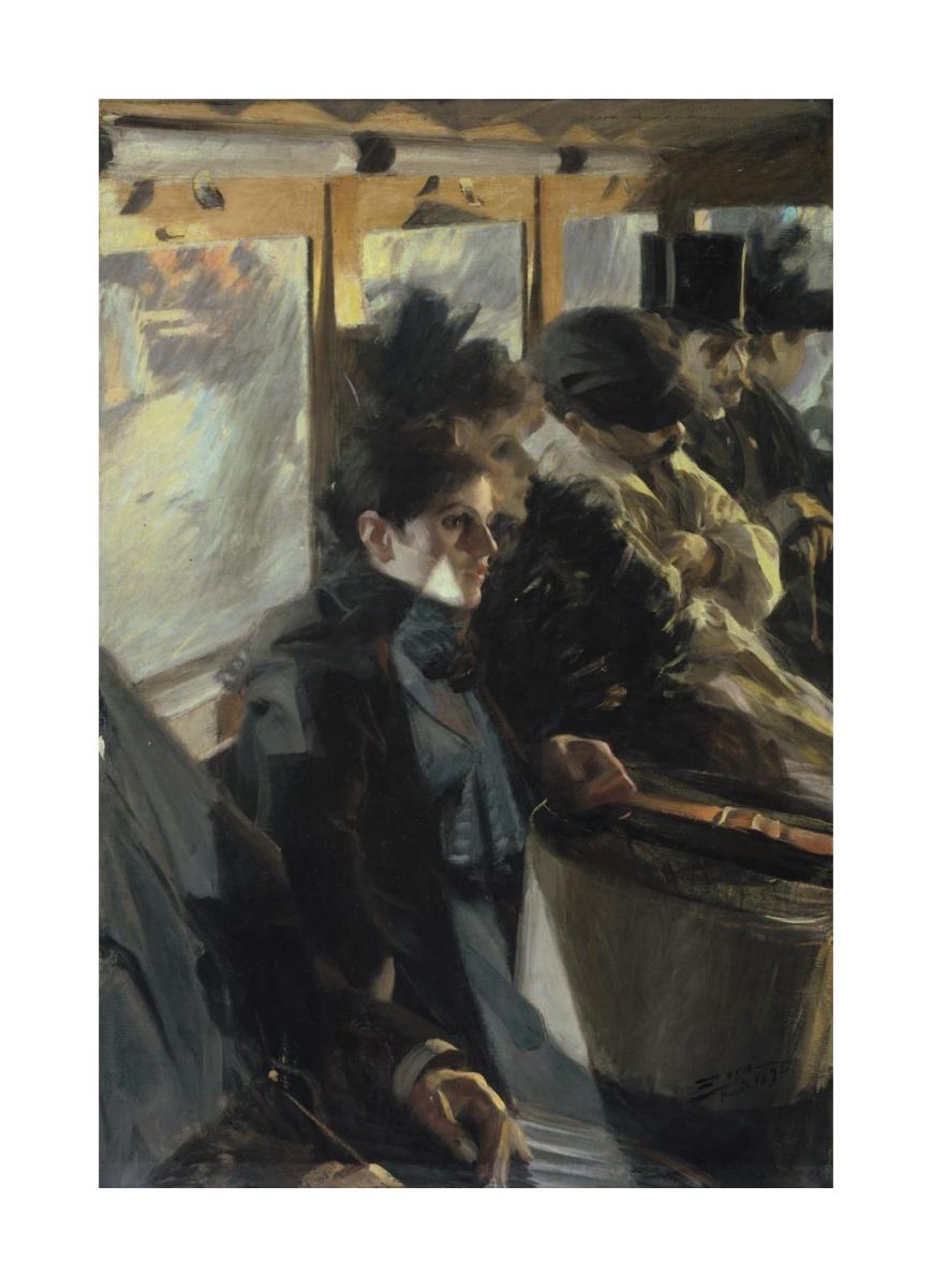 The Omnibus, 1892 by Anders Zorn - Archival Print - Isabella