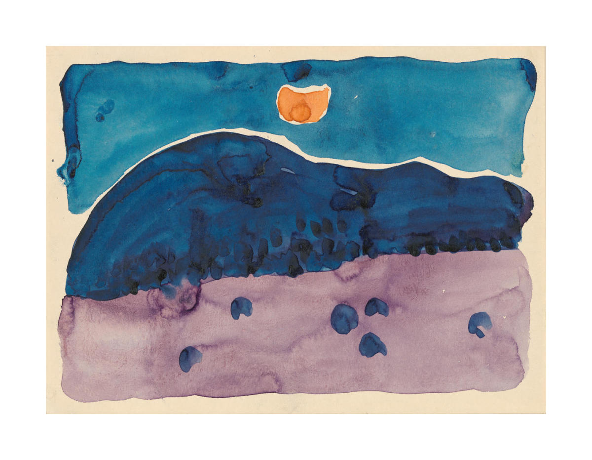 Evening, 1916 by Georgia O'Keeffe - Paper Print - Georgia O'Keeffe