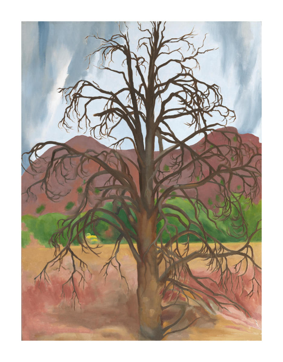 Dead Piñon Tree, 1943 by Georgia O'Keeffe - Paper Print - Georgia