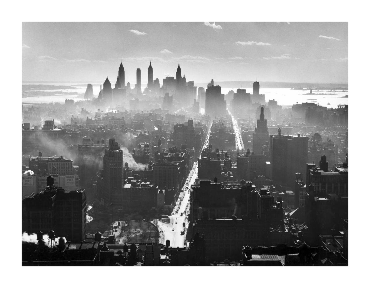 ANDREAS FEININGER リトグラフ ニューヨーク港 Andreas Feininger