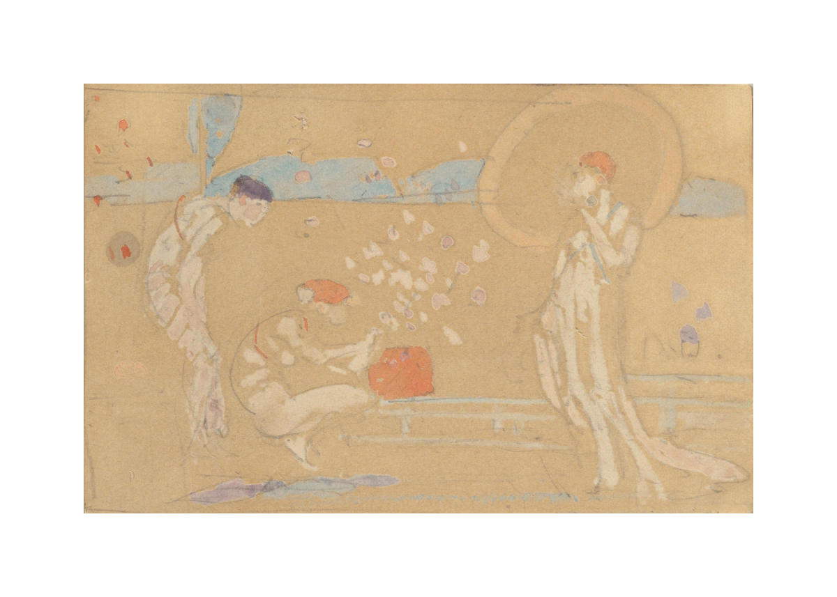 Three Girls, 1887-1892 by James McNeill Whistler - Paper Print - Isabella  Stewart Gardner Museum - Custom Prints and Framing