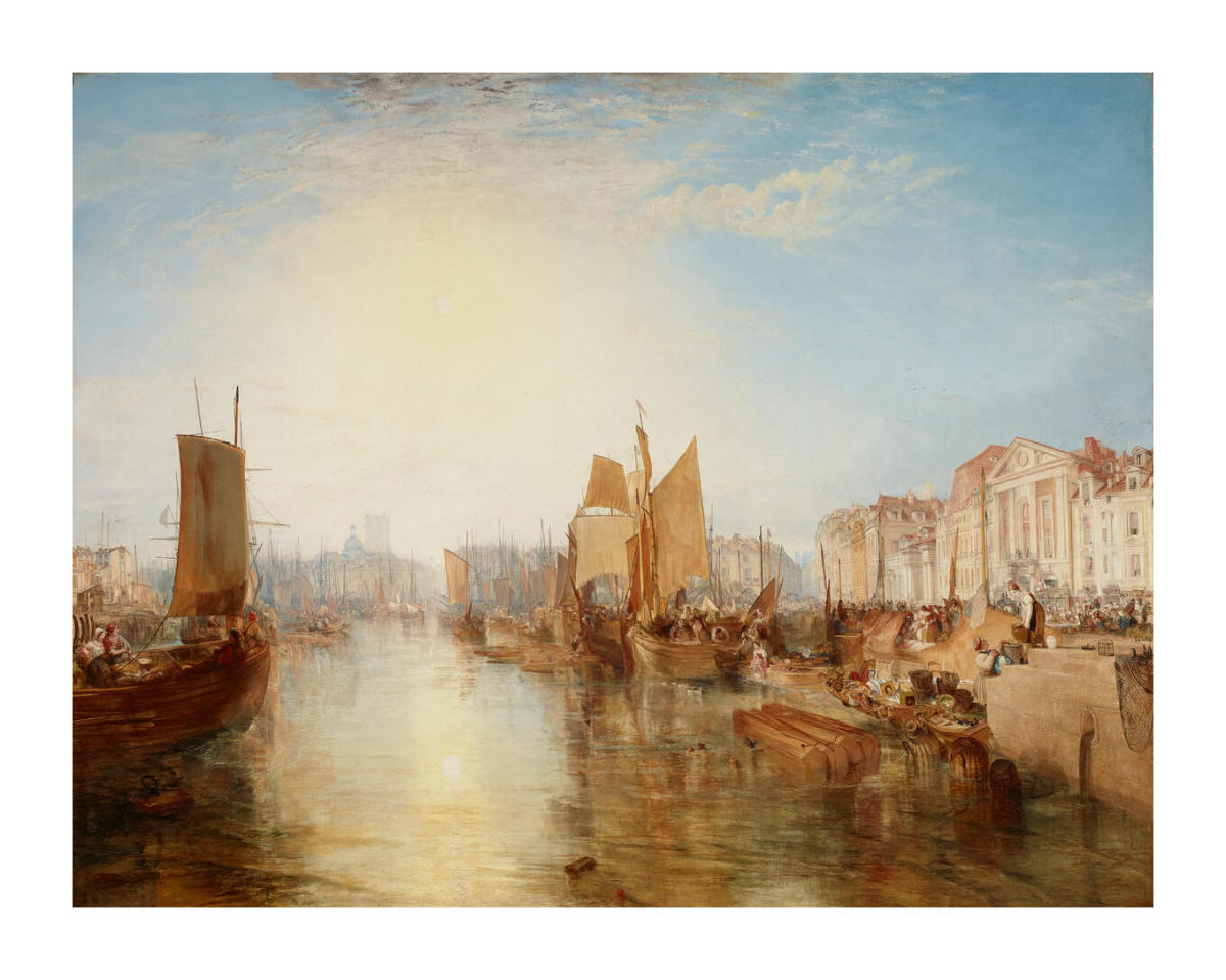 Harbor of Dieppe: Changement de Domicile, 1826 by Joseph Mallord