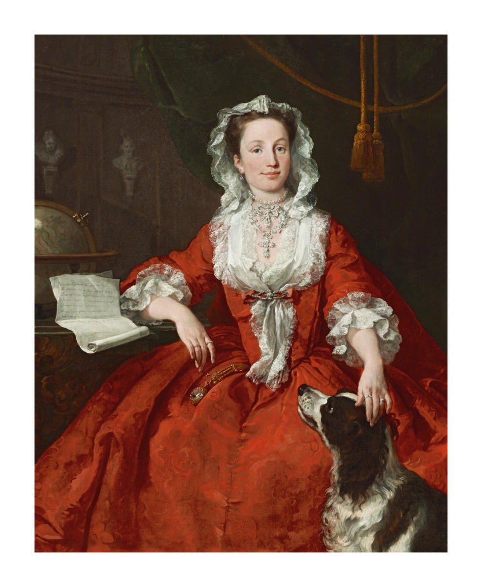 Miss Mary Edwards, 1742 by William Hogarth - Paper Print - Frick