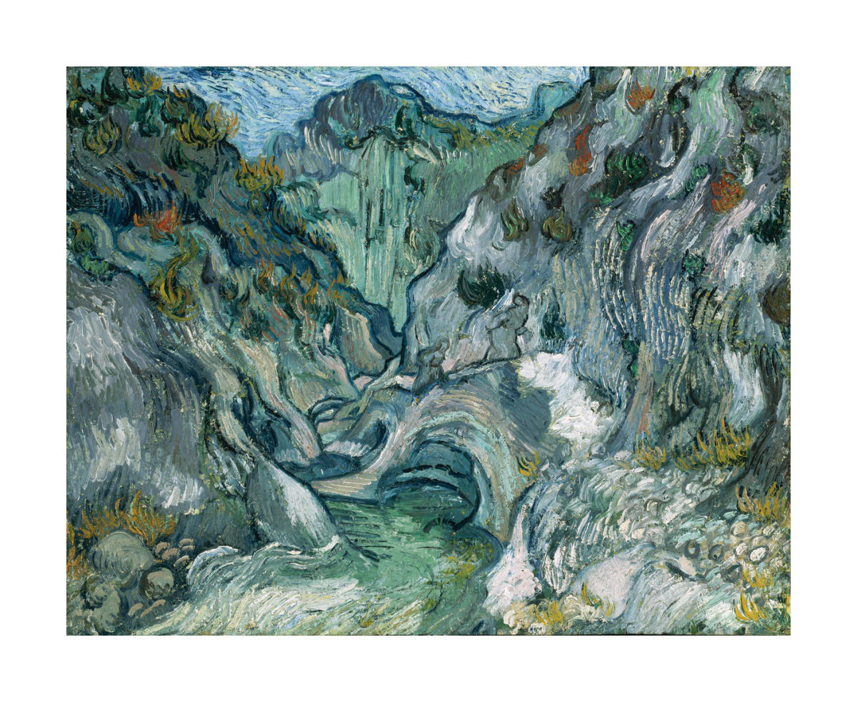 24x36 Artist Vincent van Gogh Art Poster The Ravine 