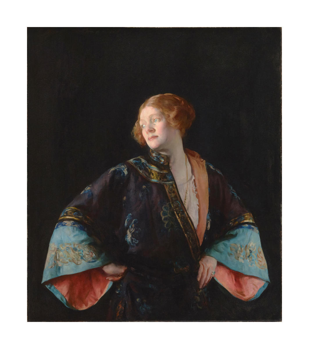 The Blue Mandarin Coat (The Blue Kimono), 1922 by Joseph Rodefer