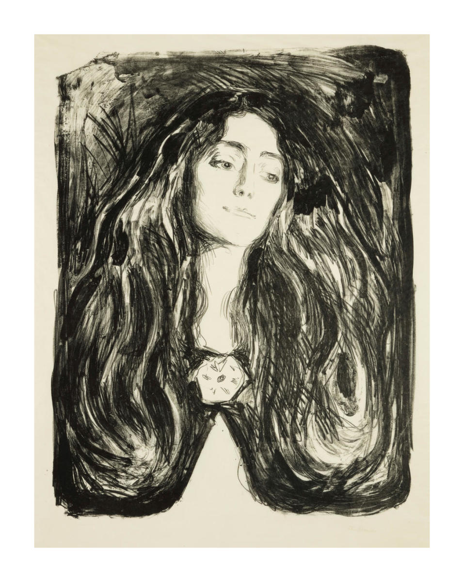 Madonna (Eva Mudocci), 1903 by Munch - Paper Print - High Custom Prints - Prints and Framing From the High Museum Art