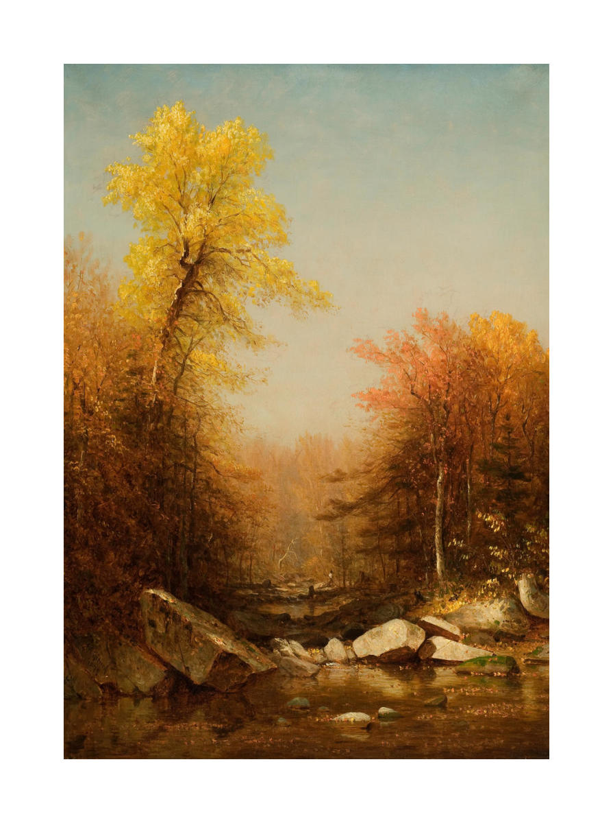 October in the Catskills, 1879 by Sanford Robinson Gifford - Paper