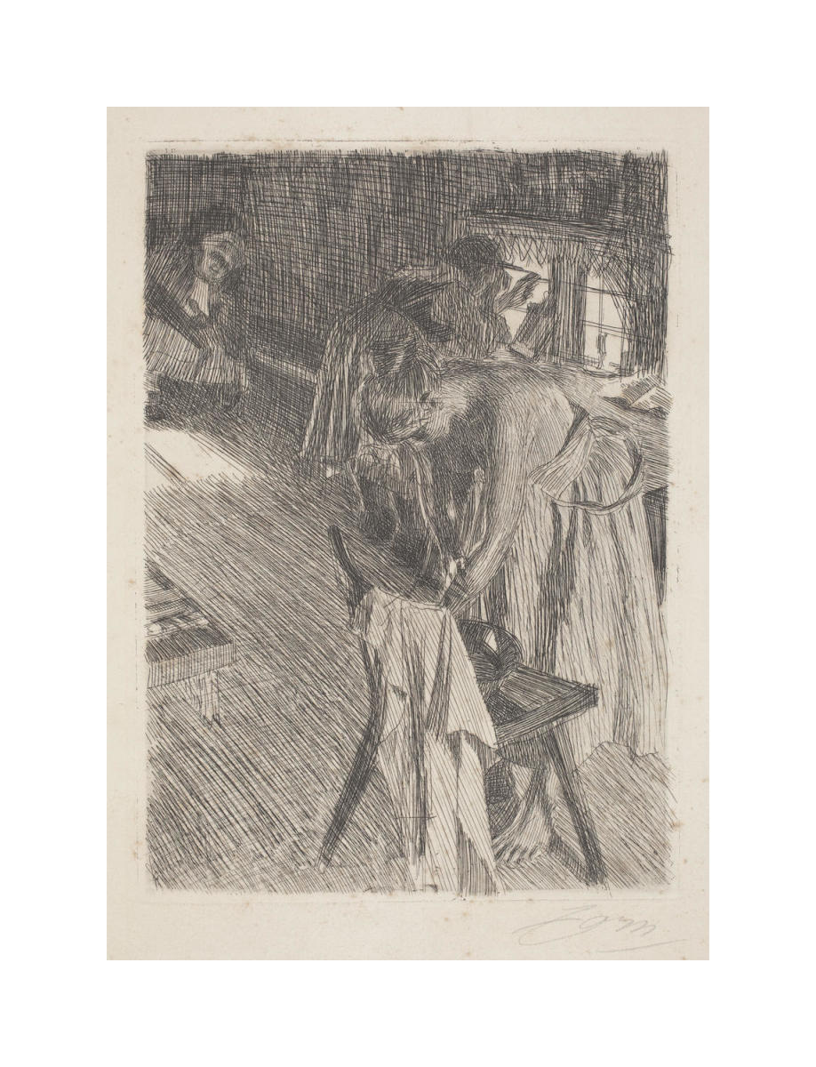 Sunday Morning, 1894 by Anders Zorn - Paper Print - Isabella 