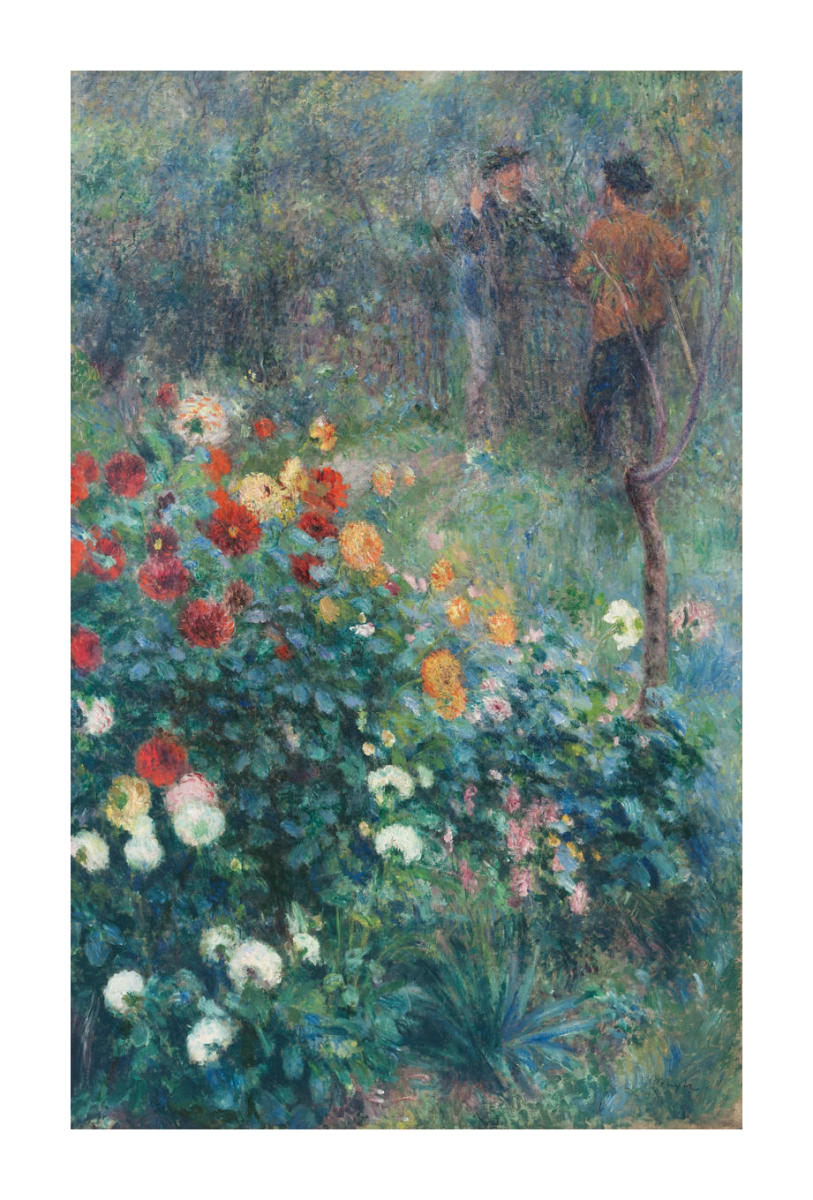 The Garden in the Rue Cortot, Montmartre, 1876 by Pierre