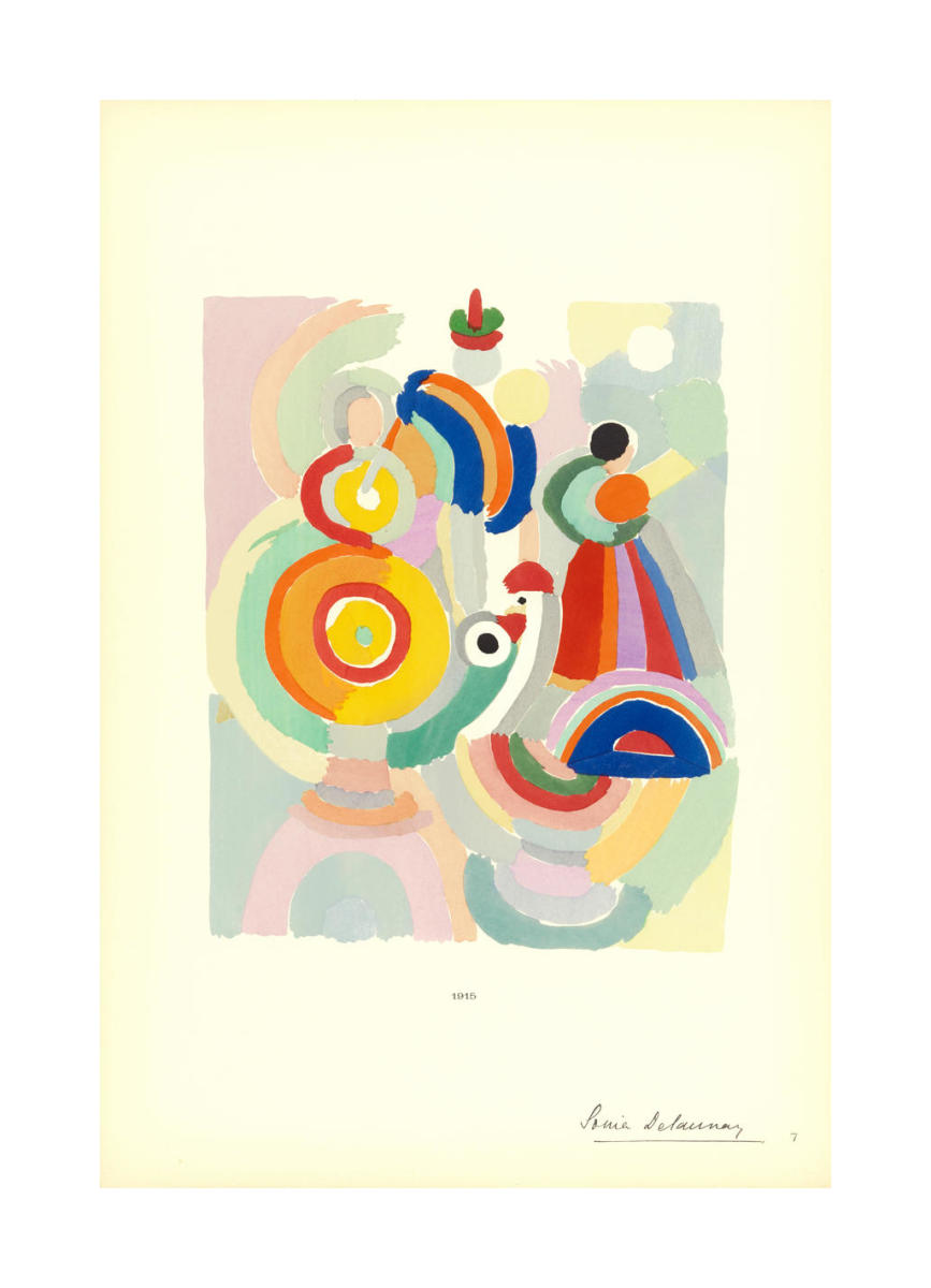 Sonja Delaunay outlet art poster